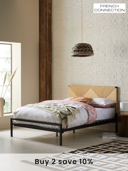 French Connection Black Shilp Bed (N34637) | €631 - €726