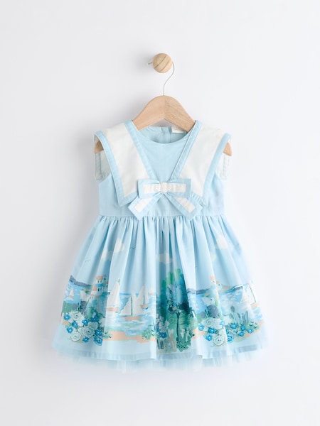 Blue Scene Baby Collared Dress (0mths-2yrs) (N34650) | €12.50 - €13