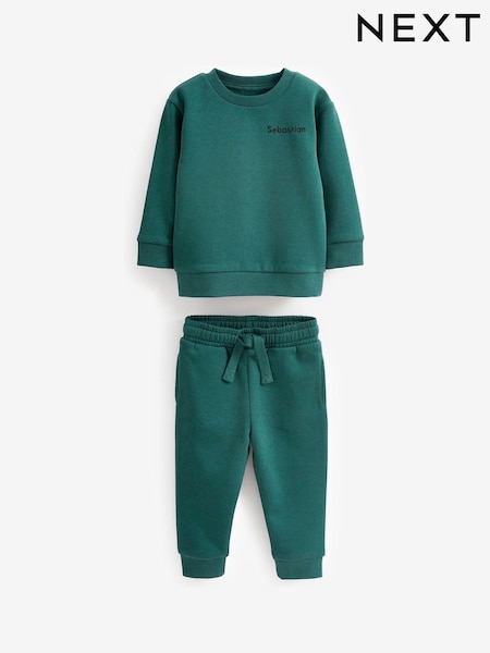 Personalised Jersey Sweatshirt and Joggers Set (3mths-7yrs) (N35035) | R$ 125 - R$ 165