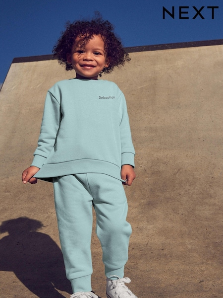 Personalised Jersey Sweatshirt and Joggers Set (3mths-7yrs) (N35059) | R$ 125 - R$ 165