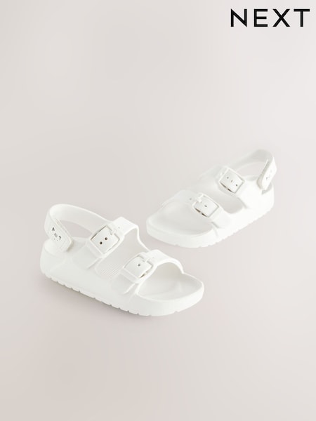 White Two Strap Sandals (N35136) | €9 - €11