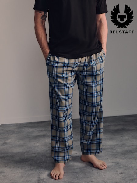 Check - Regular Belstaff Cotton Poplin Joggers
