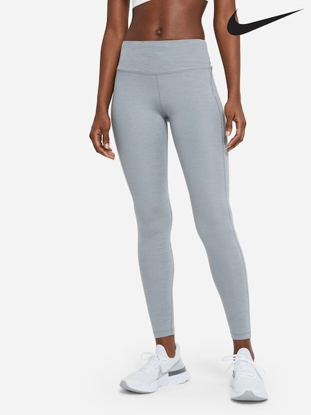 Nike Grey Epic Fast Mid-Rise Pocket Running Leggings (N35181) | €27