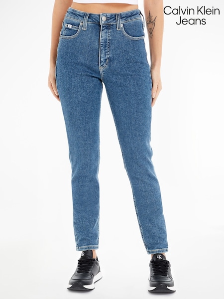 Calvin Klein Jeans High Rise Skinny Jeans (N35300) | $124