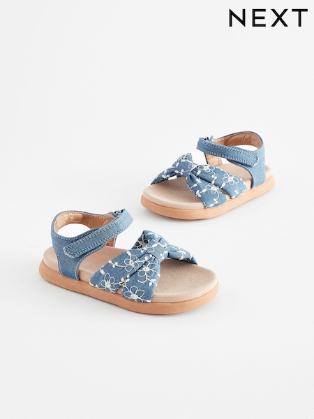 Blue Denim Bow Sandals (N35582) | €10.50 - €12