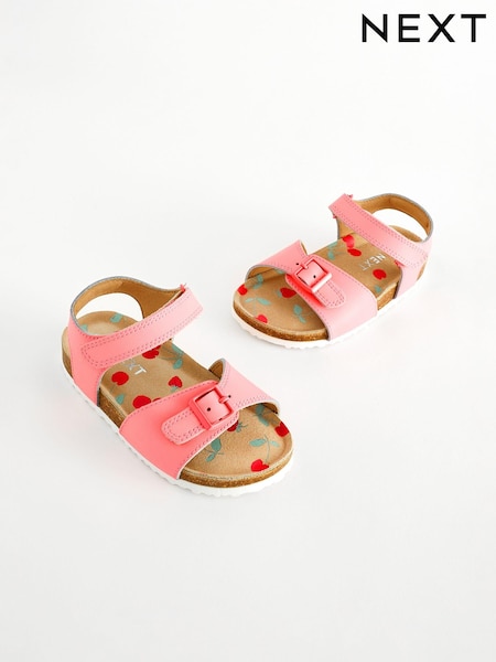 Neon Pink - Corkbed Buckle Sandals (N35583) | 7 € - 8 €
