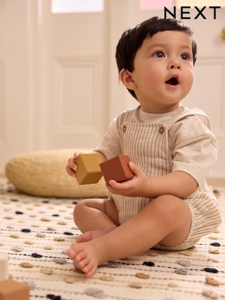 Neutrale Farbe - Dungarees And Bodysuit Baby Set (0mths-2yrs) (N35634) | 16 € - 18 €