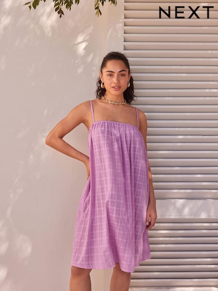Lilac Purple Mini Summer Dress (N36184) | €6.50