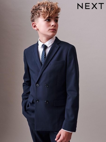Blue Double Breasted Suit Jacket (3-16yrs) (N36277) | €25 - €32