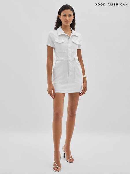 Good American Denim Mini Dress (N36351) | 275 €