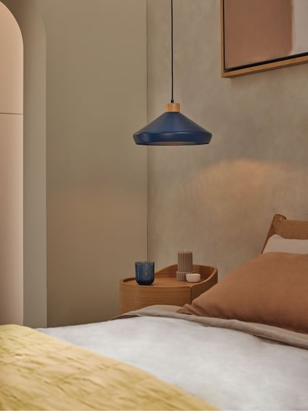 MADE.COM Navy Albert Pendant Ceiling Light (N36375) | €94