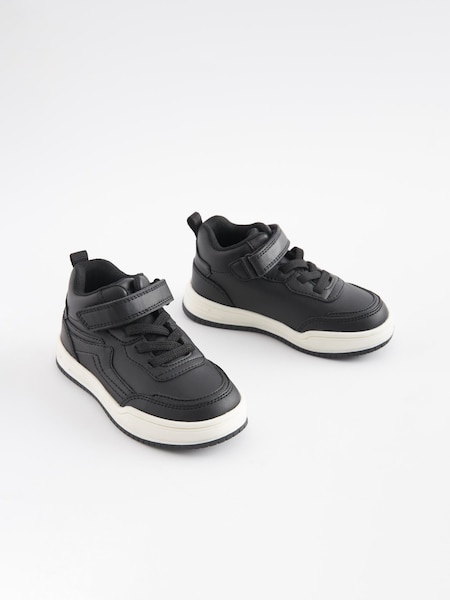 črna - Elastic Lace Touch Fastening High Top Trainers (N36831) | € 18 - € 21