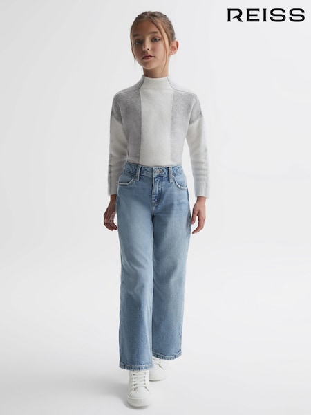 Reiss Denim Marion 9-14 yrs Straight Leg Sequin Detail Jeans (N36925) | €25