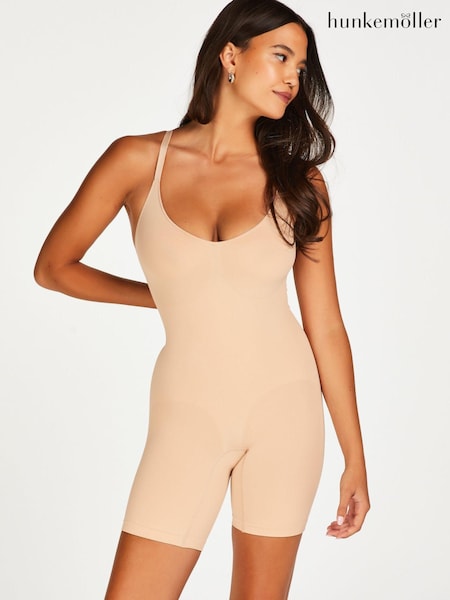 Hunkemoller Seamless Enhancing Thigh Slimmer Shapewear 100% Cotton Bodysuit (N37026) | €51