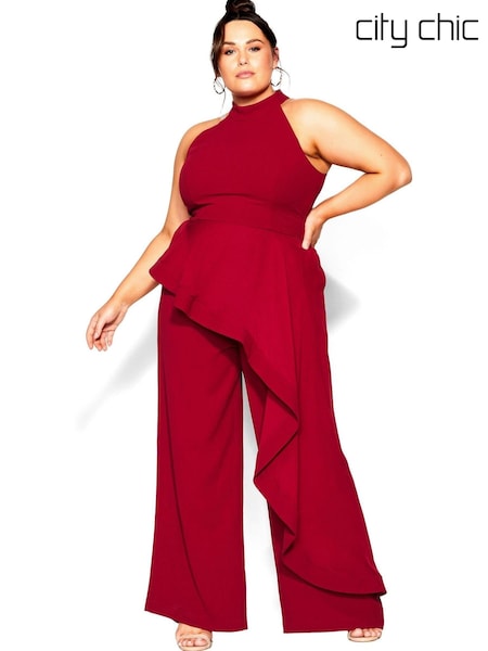 City Chic Red Jumpsuit (N37066) | €37