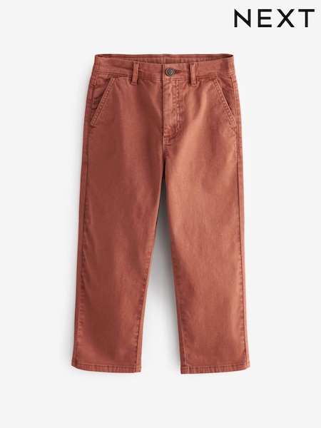 Rust Brown Loose Fit Chino Trousers (3-16yrs) (N37304) | €6.50 - €8.50