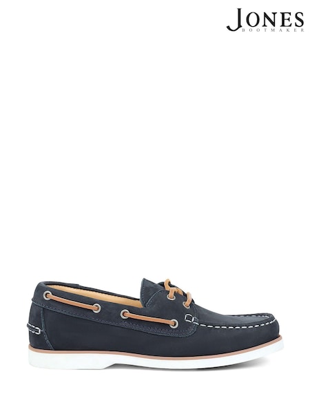 Jones Bootmaker Green Patrizia Leather Boat Shoes (N37337) | €127