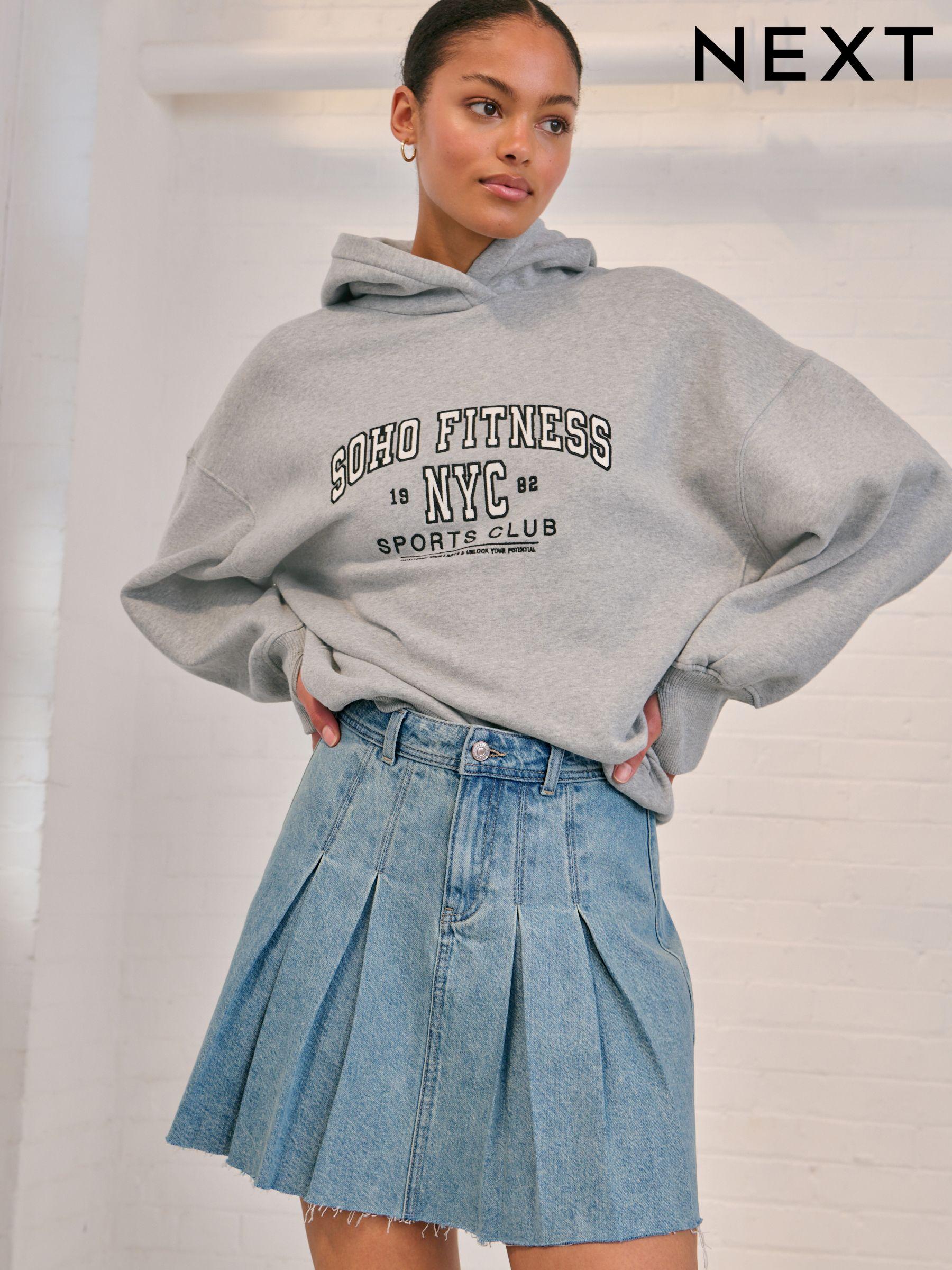 Hoodies Longline Sportswear Print Sweatshirtsandhoodies Next Ukraine