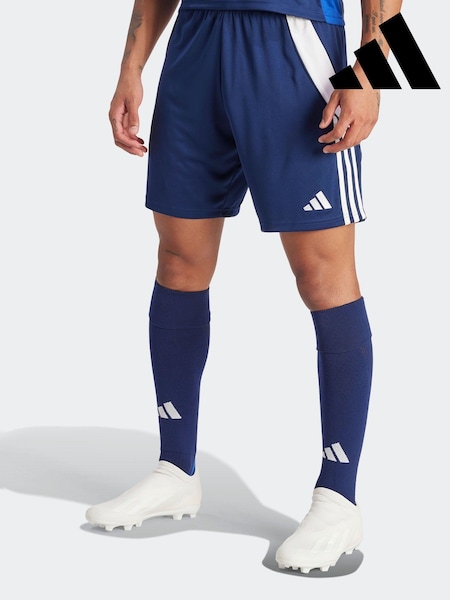 adidas Blue/White Tiro 24 Shorts (N37607) | €30