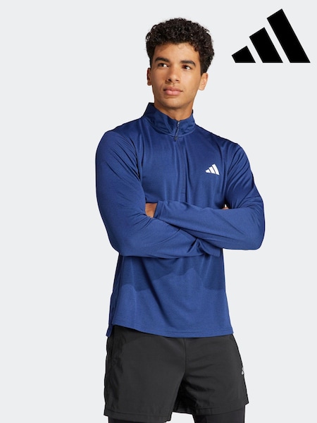adidas Blue Train Essentials Training Long Sleeve Sweatshirt (N37656) | €54