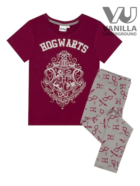Vanilla Underground Red Harry Potter 100% Cotton Kids Long Leg Pyjamas (N37825) | €24