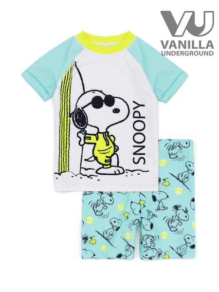 Vanilla Underground Blue Snoopy 2 Piece Swim Set (N38138) | €29