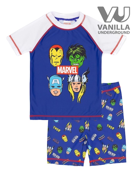 Vanilla Underground Blue Marvel 2 Piece Swim Set (N38141) | €11