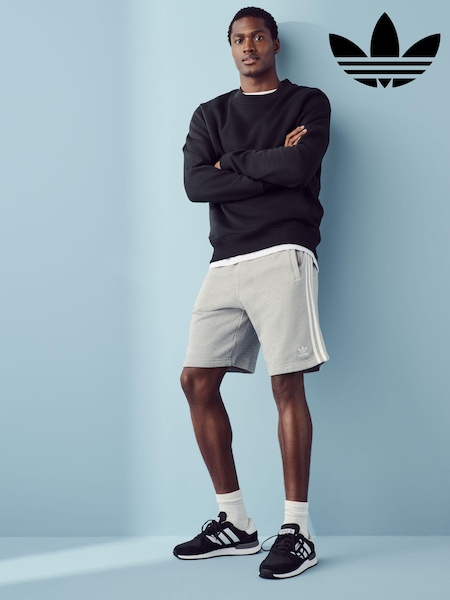 adidas Grey 100% Cotton Adicolor 3-Stripes Shorts (N38176) | 2,103 UAH