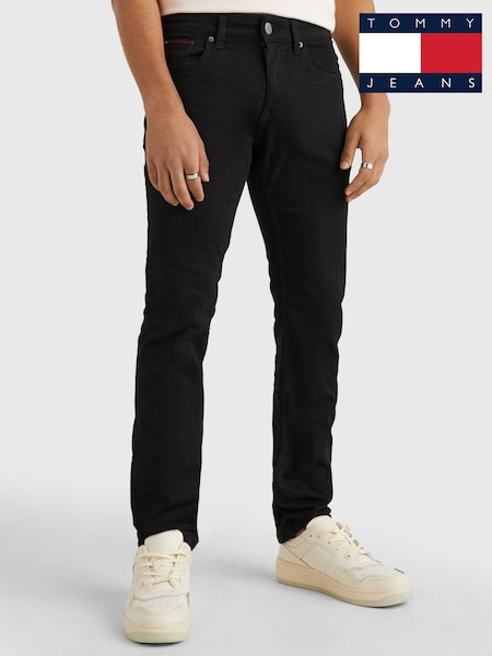 Tommy Jeans Black Scanton Slim Fit Jeans (N38279) | €72