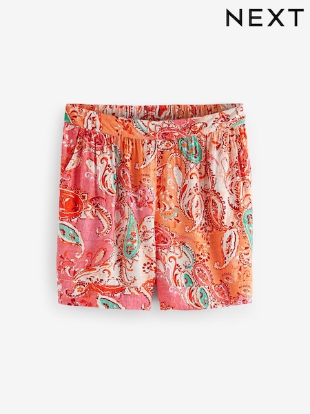 Orange/Pink Pull-On Shorts (N38306) | €7