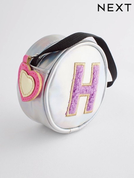 Silver H Mini Initial Bag (N38340) | AED49