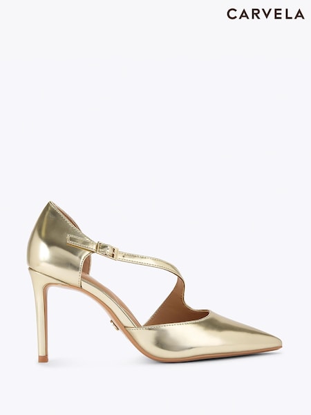 Gold - Carvela Lorita Court Heels