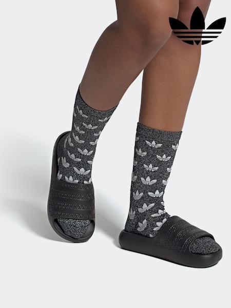 adidas Originals Black Adilette Ayoon Slides (N38759) | €53