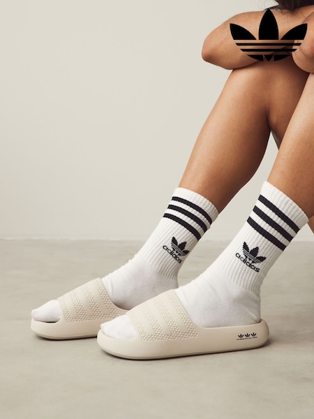 adidas Originals Brown Adilette Ayoon Slides (N38797) | €53