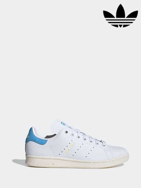 adidas Originals Blue/White Stan Smith Trainers (N38875) | €120