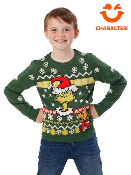 Character Green The Grinch Christmas Jumper (N38982) | €14.50