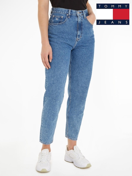 Tommy Jeans Blue Mom Ultra High Rise Tapered Jeans (N39350) | €59