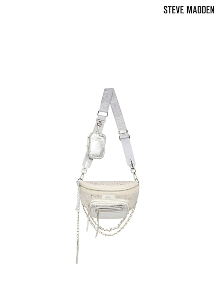 Steve Madden Bdoubler Cross-Body Bag Silver (N39403) | 417 LEI