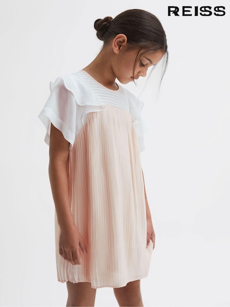 Reiss Dina Pleated Metallic Dress (N39435) | 95 €