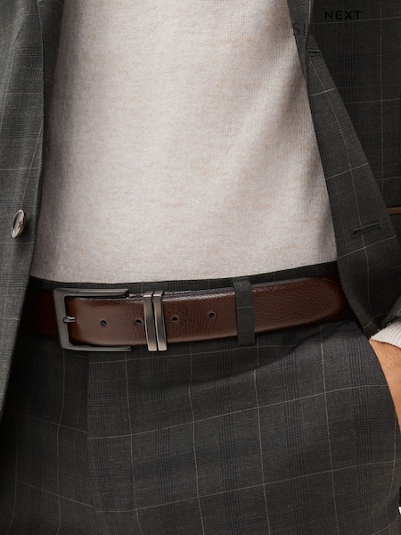 بني - Signature Belt (N39731) | ‏9.500 د.ك.‏