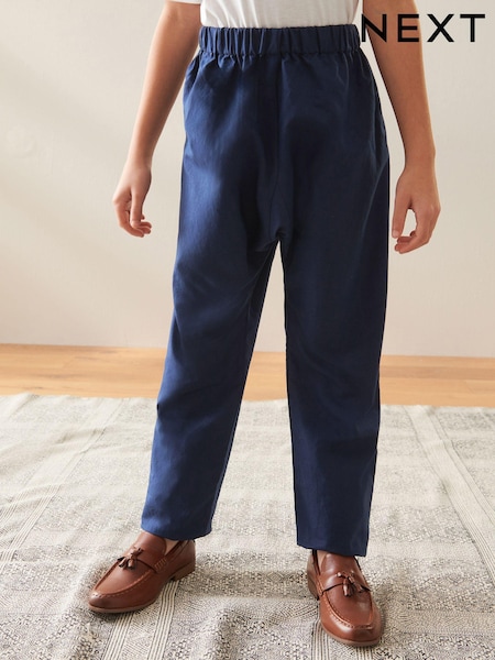 Navy Blue Kurta Trousers (3mths-16yrs) (N39751) | €6 - €11
