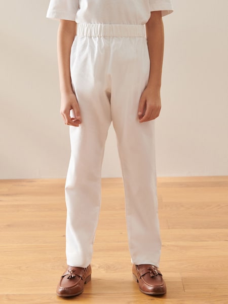 White EID Kurta Trousers (3mths-16yrs) (N39759) | 40 QAR - 74 QAR