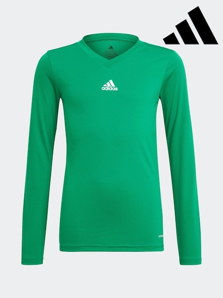 adidas Bright Green Team Base T-Shirt (N39764) | €16