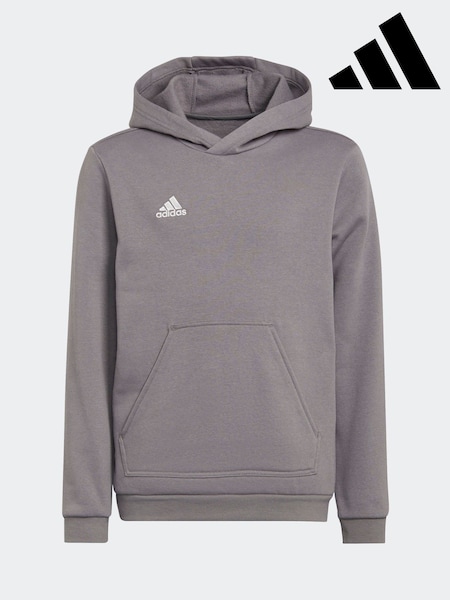 adidas Grey Entrada 22 Hoodie (N39765) | $41