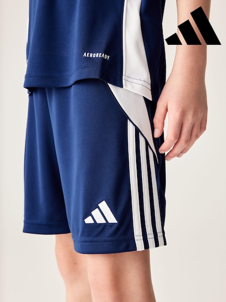adidas Navy Tiro 24 Shorts (N39789) | 64 QAR