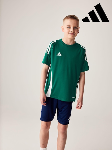 adidas Dark Green Tiro 24 Jersey (N39798) | AED76