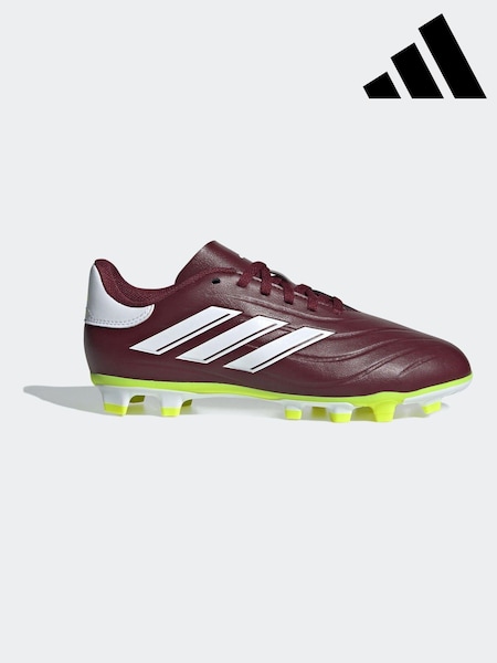 adidas Red/White Football Copa Pure II Club Flexible Ground Kids Boots (N39880) | AED102