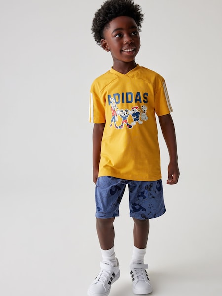 Orange/Marineblau - adidas Sportswear X Disney Mickey Mouse T-Shirt Set (N39950) | 27 €