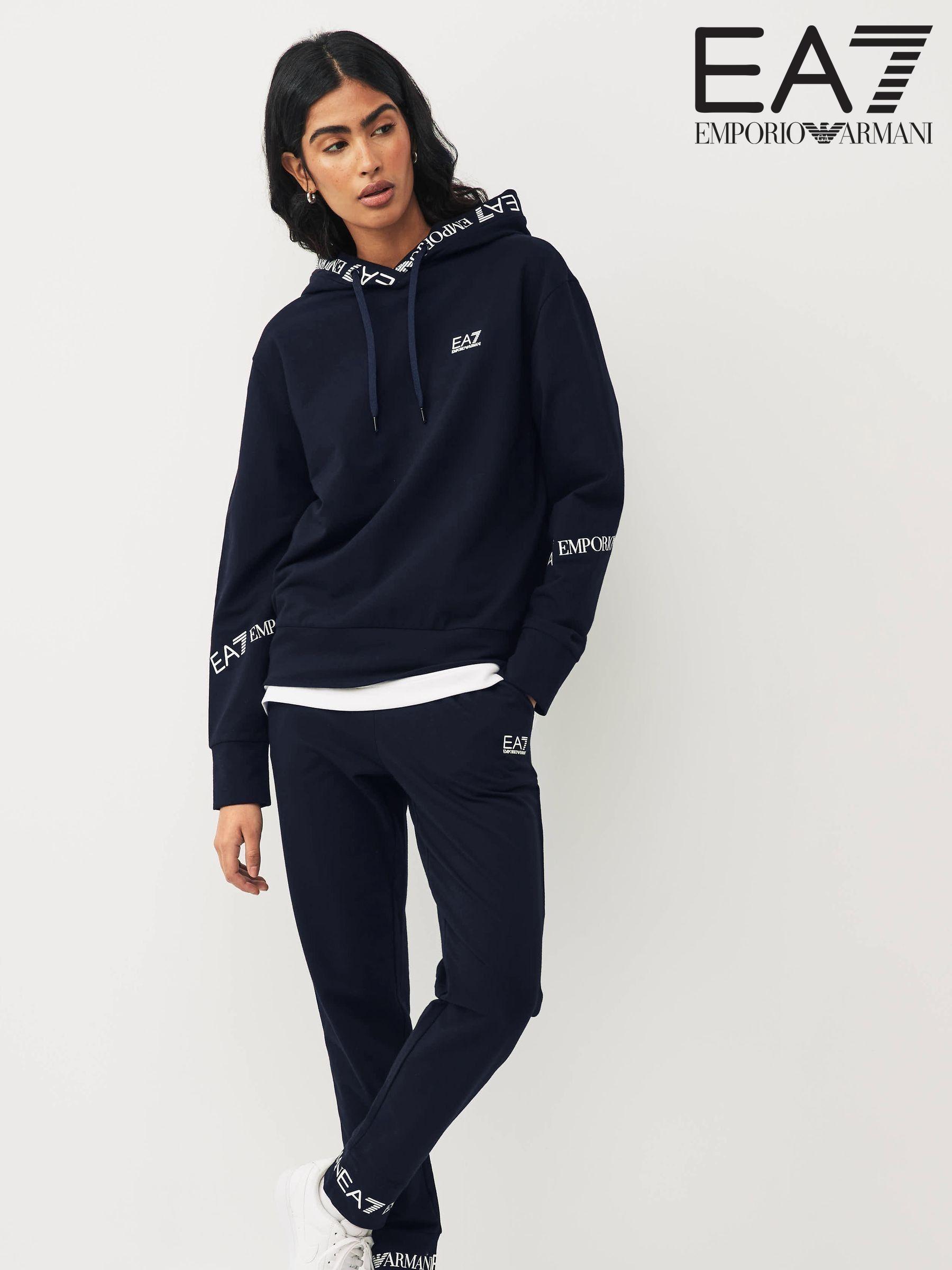 Women s EA7 Black Sweatshirtsandhoodies Brandedfashion Next Oman