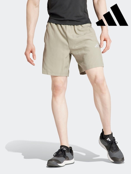 adidas Cream Gym+ Training Woven Shorts (N40125) | €19